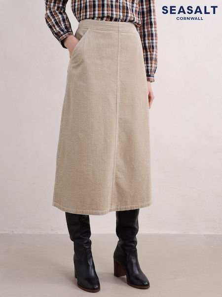 Seasalt Cornwall Natural Window Wren Skirt (AG9446) | €71
