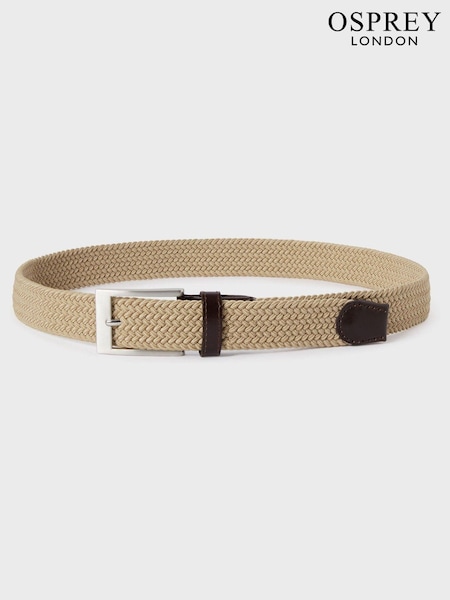 טבעי - Osprey London חגורה ארוגה, דגם The Chino, %100 כותנה (AG9535) | ‏151‏₪