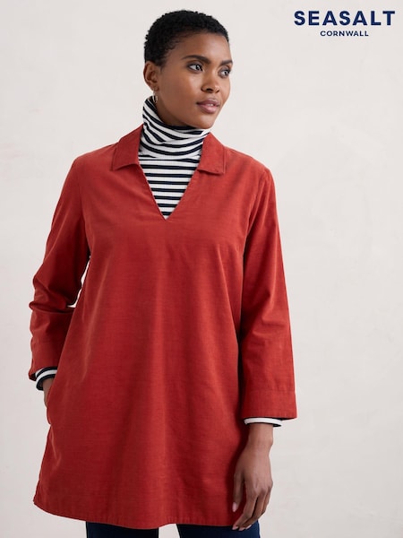 Seasalt Cornwall Red Lavethan Tunic (AG9644) | 163 QAR