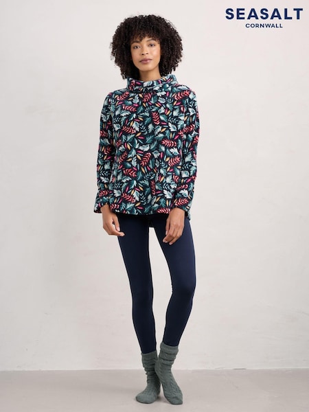 Seasalt Cornwall Black Multi Snugsoft Top (AG9649) | €48
