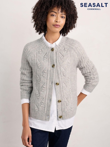 Seasalt Cornwall Natural Sand Thistle Cardigan (AG9701) | €77