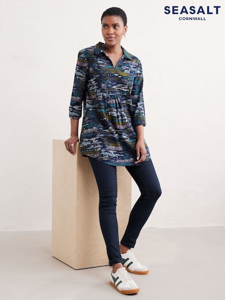 Seasalt Cornwall Blue Fal Water Tunic (AG9722) | AED163