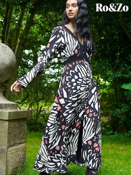 Ro&Zo Black Dress (AG9749) | 344 QAR