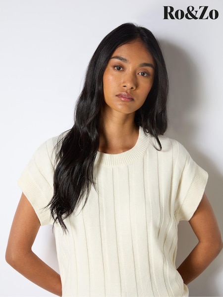 Ro&zo Ribbed Knit Vest (AG9771) | €65
