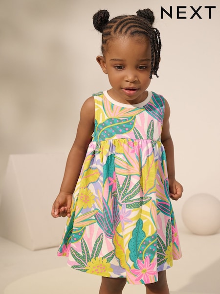 Multi deschis - Rochie de vară Fără mânecă Jerseu (3m-7ani) (AG9791) | 52 LEI - 67 LEI