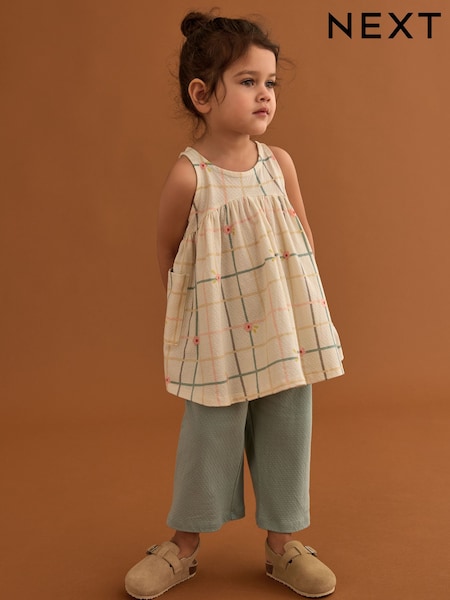 Orange/Pink Dress and Trousers Set (3mths-7yrs) (AG9820) | €24 - €29