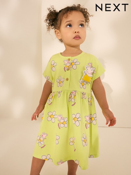 Green 100% Cotton Peppa Pig Dress (3mths-7yrs) (AG9830) | AZN 37 - AZN 42