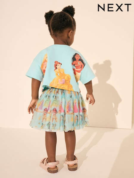 Aqua Blue Disney Princess Skirt Set (3mths-7yrs) (AG9832) | € 31 - € 37