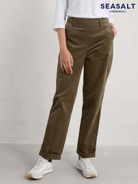 Seasalt Cornwall Green Crackington Trousers (AG9844) | €54
