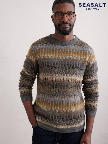 Seasalt Cornwall Mens Sparrowhawk Jumper (AG9942) | 508 LEI