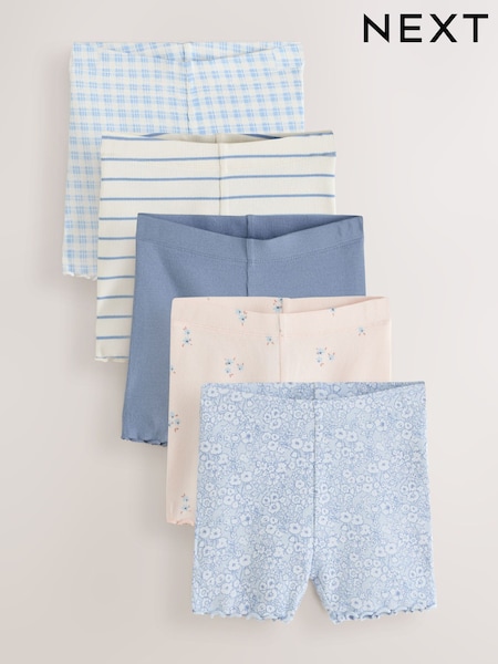 Blau - Ribbed Shorts 5 Pack (3mths-7yrs) (AG9944) | 23 € - 28 €
