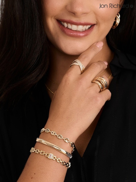 Jon Richard Gold Tone Polished Statement Ring (AG9962) | € 27
