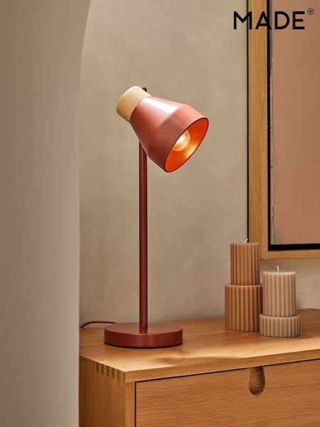 MADE.COM Red Albert Table Lamp (AG9985) | €74