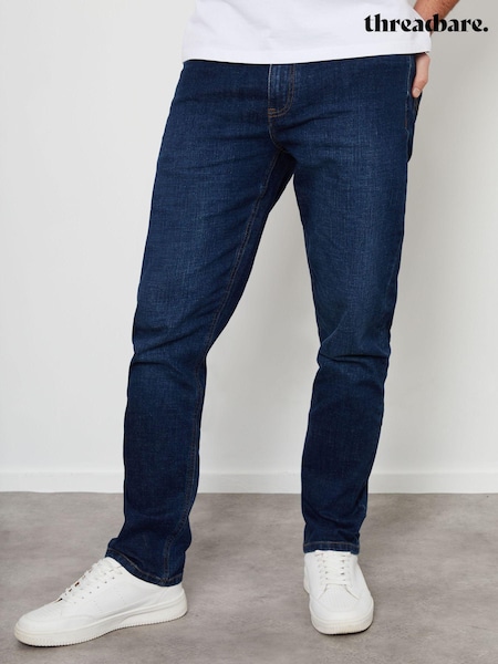 Threadbare Blue Straight Fit Premium Jeans With Stretch (AH1171) | 1,682 UAH