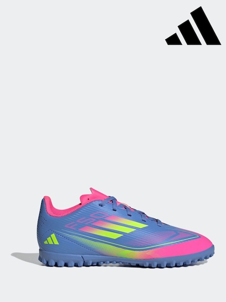 adidas Blue Kids F50 Club Turf Boots (AH1259) | €46