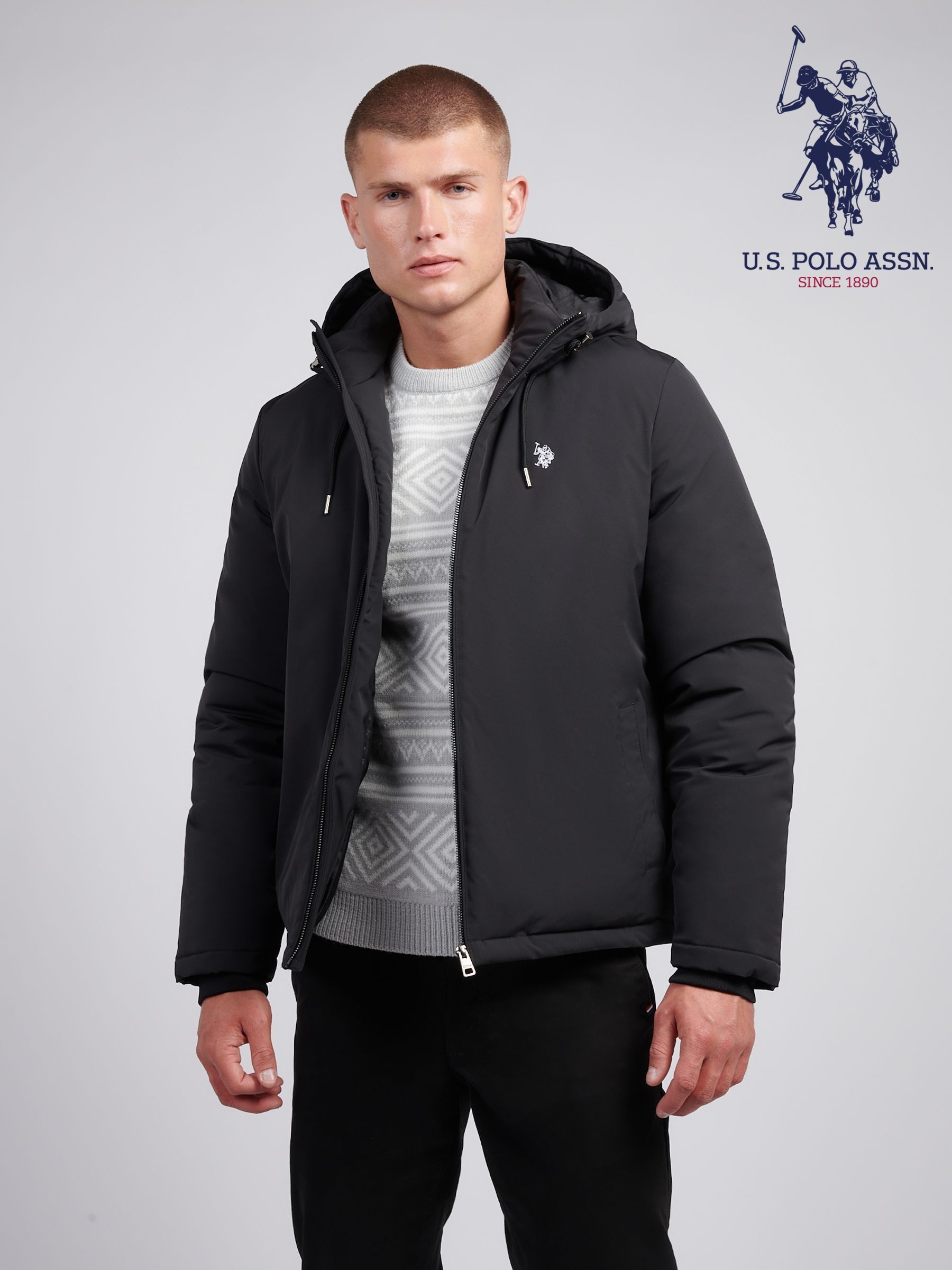 Mens smart hooded jackets outlet