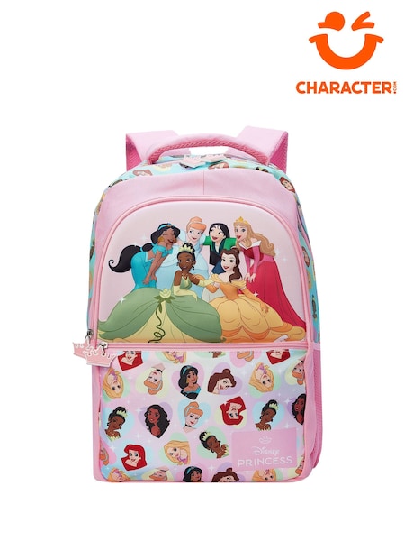 Pink - Character Disney Princess Backpack Cinderella, Mulan, Belle