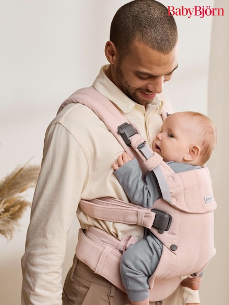 BabyBjörn Light Pink Baby Carrier Harmony Woven Mélangé (AH3054) | €285