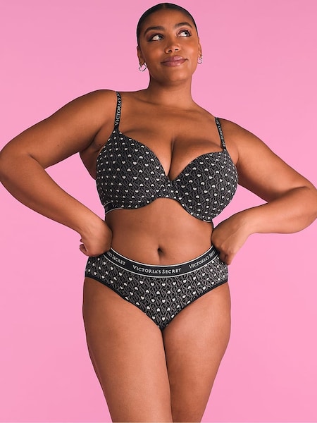 Victoria's Secret Black Hearts Hipster Knickers (AH3414) | €10.50