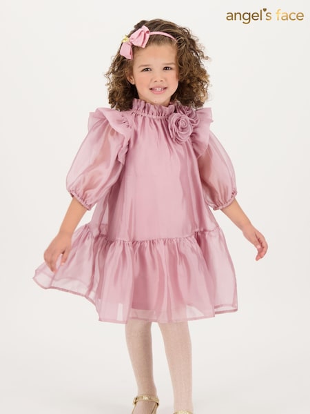 Angels Face Pink Lark Rose Trim Dress (AH3473) | €71 - €75