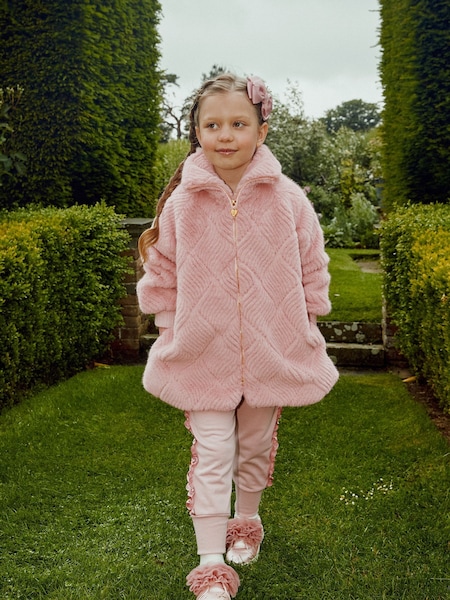 Angels Face Pink Oscars Faux Fur Weave Tea Jacket (AH3484) | ‏489 د.إ.‏ - ‏ 529‏ د.إ.