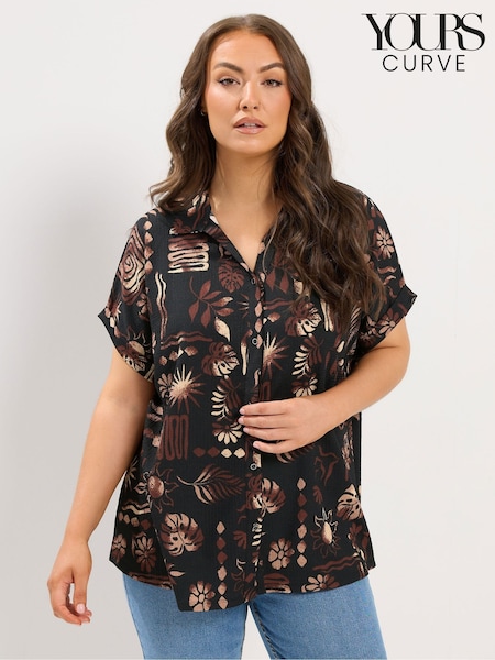 Black - Textured Shirt