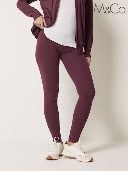 Purple - M&co Stretch Leggings