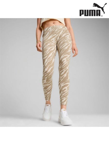 أبيض - Puma Womens ESS+ ANIMAL Graphics Leggings (AH3746) | ‏234 ر.س.‏