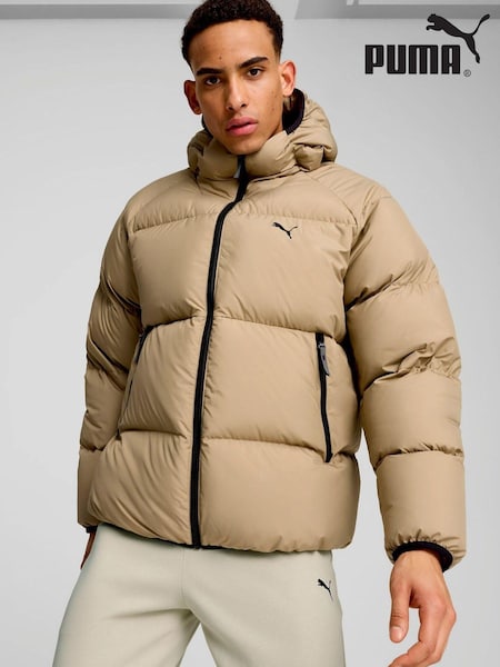 Puma Brown Mens Down Puffer Jacket (AH3754) | €232