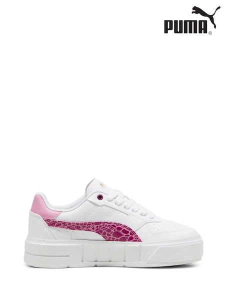 Alb - Adidași pentru fete Puma Cali Court Animal (AH3769) | 271 LEI