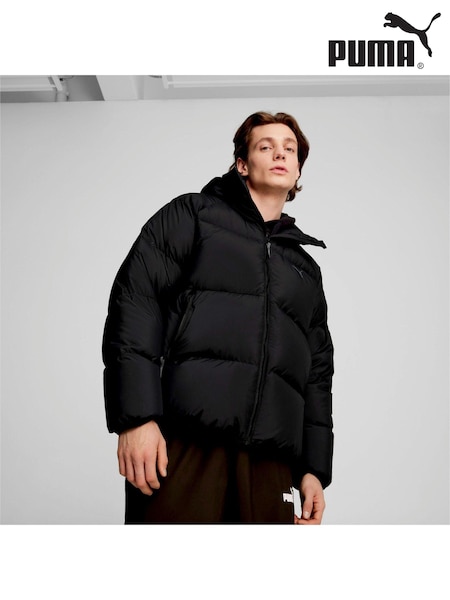 Negru - Jachetă puffer din puf pentru bărbați Puma (AH3799) | 731 LEI