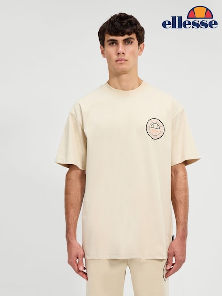 Maro-arămiu Maro - Tricou Ellesse Duomo pentru bărbați (AH3940) | 298 LEI