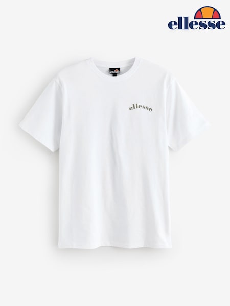 Ellesse Mens Courtside Club 100% Cotton T-Shirt (AH3964) | OMR14