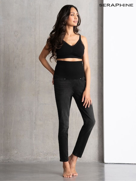 Seraphine Post Maternity Skinny Black Jeans (AH4087) | €91