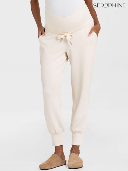 Seraphine Maternity Cream Overbump Joggers (AH4092) | €52
