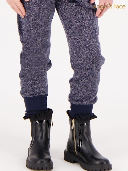 Angels Face Chelsea Ruffle Black Boots (AH4118) | 469 LEI