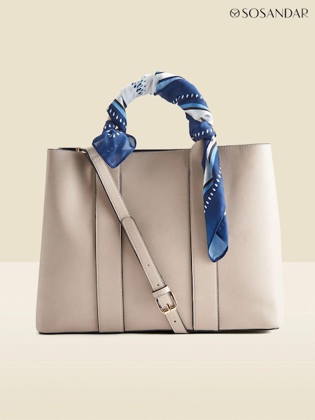 Sosandar Structured Bag With Detachable Scarf (AH4192) | kr1 160