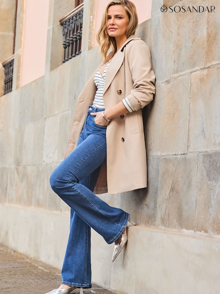 Sosandar Blue Kick Flare Jeans (AH4253) | €78