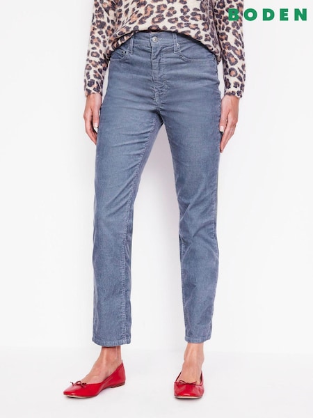 Gri - Boden 5 blugi slim cu cordon de buzunar (AH4346) | 373 LEI