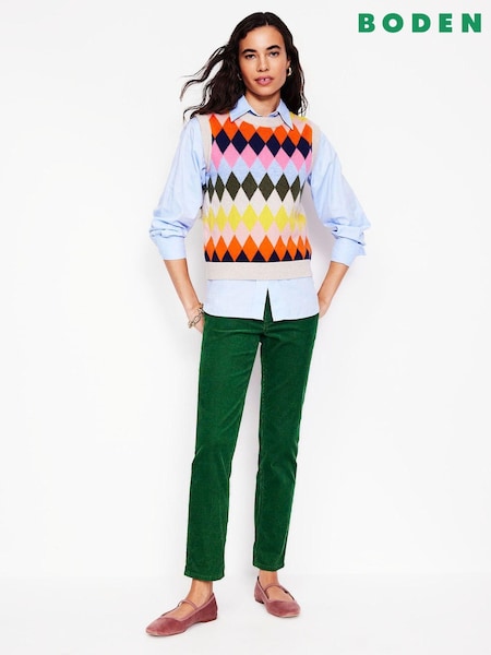 Verde - Boden 5 blugi slim cu cordon de buzunar (AH4361) | 373 LEI