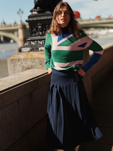 Boden Green Lydia Cashmere Jumper (AH4362) | €95