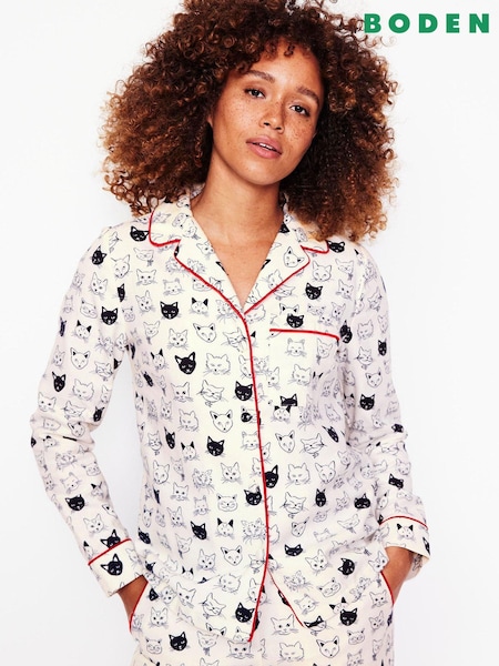 Boden Brushed 100% Cotton Pyjamas Shirt (AH4376) | 24 €