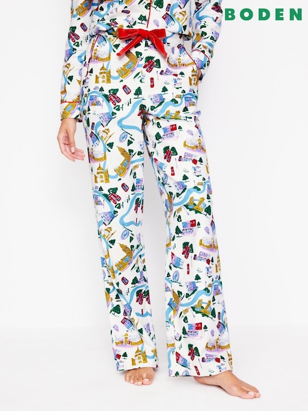 Boden Brushed 100% Cotton Christmas Pyjama Trousers (AH4398) | 30 €