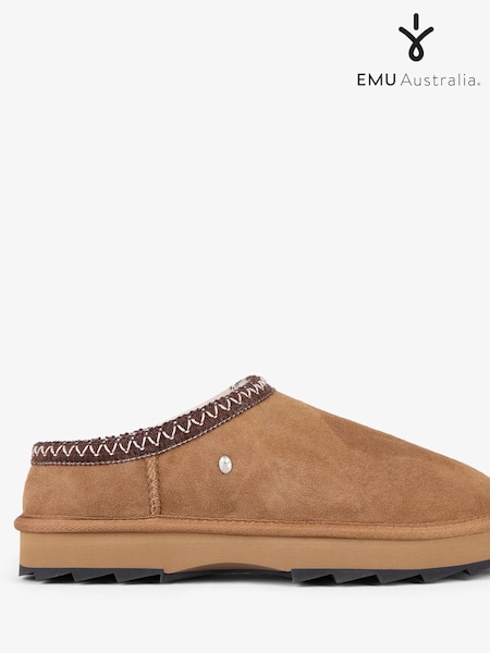 EMU Australia Brown Sharky Scuff Sheepskin Slippers (AH4433) | €127