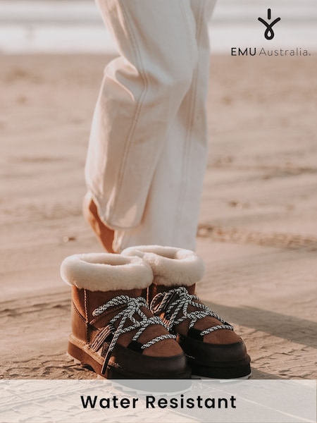 EMU Australia Brown Blurred Micro Water Resistant Snow Boots (AH4434) | €242