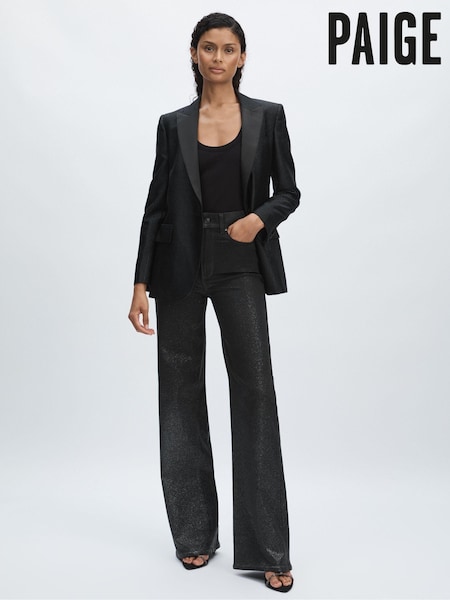 Paige Glitter Dégradé Straight Leg Jeans (AH4451) | €470