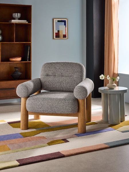 MADE.COM Grey Marl Pax Boucle Maxton Chair (AH4492) | €694