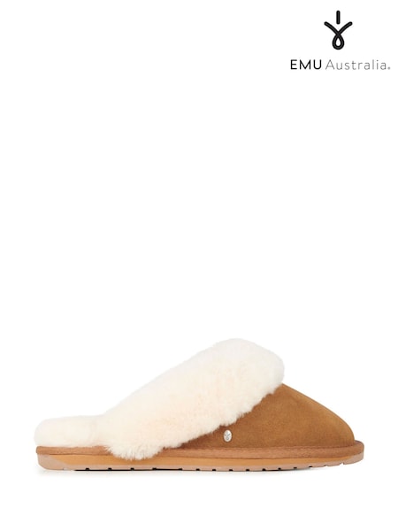 EMU Australia Brown Jolie Lined Slippers (AH4499) | €87