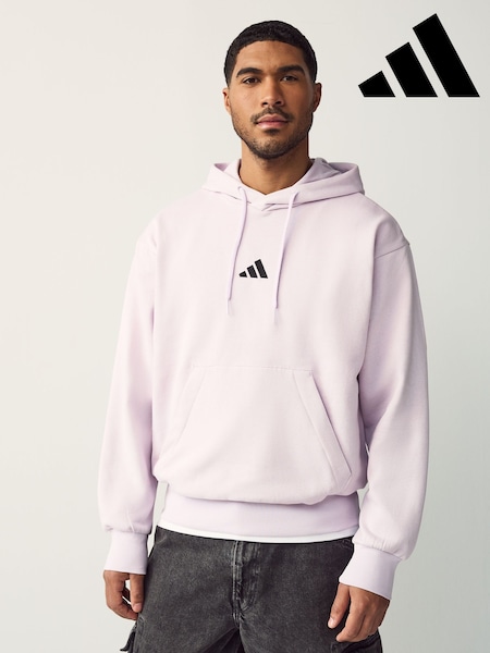 adidas Pink Essentials Feelcozy Fleece Hoodie (AH4550) | R$ 375