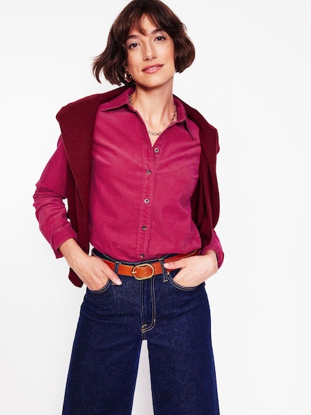 Boden Pink 100% Cotton Sienna Corduroy Shirt (AH4641) | 4,206 UAH
